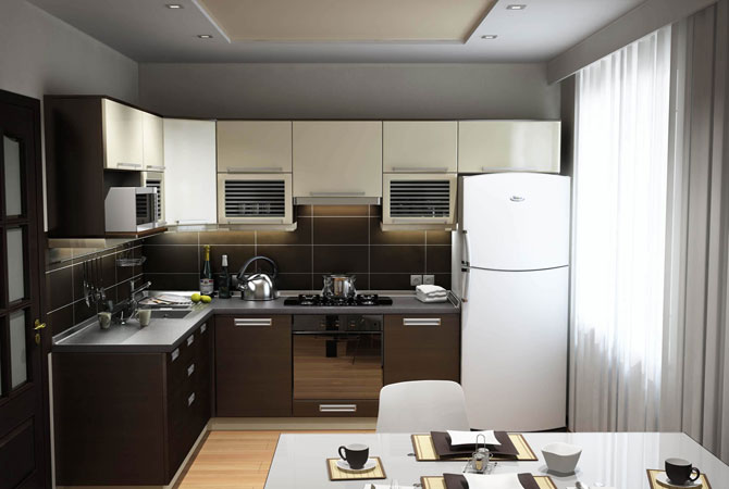 дизайн кухонь в квартирах