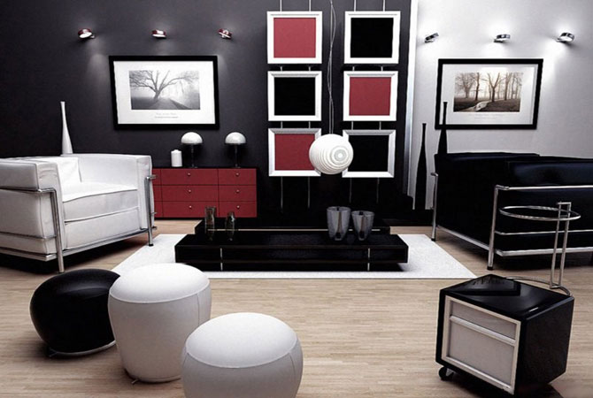 варианты дизайна мебели в гостиную комнату