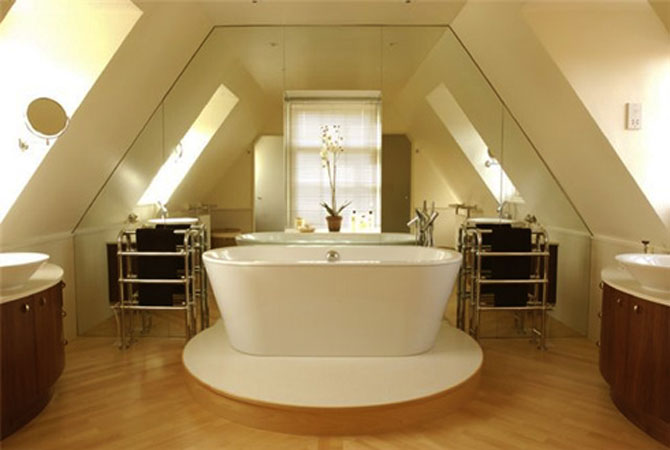 дизайн ванной комнаты из понелей